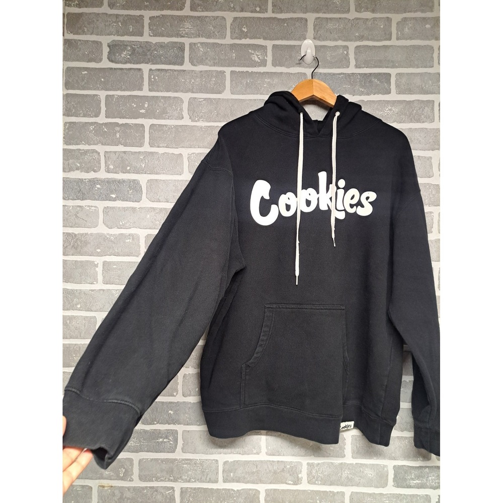 Cookies Clothing CKS Original White Logo Black Pull Over Hoodie Size‎ XL